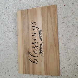 Blessings wood sign